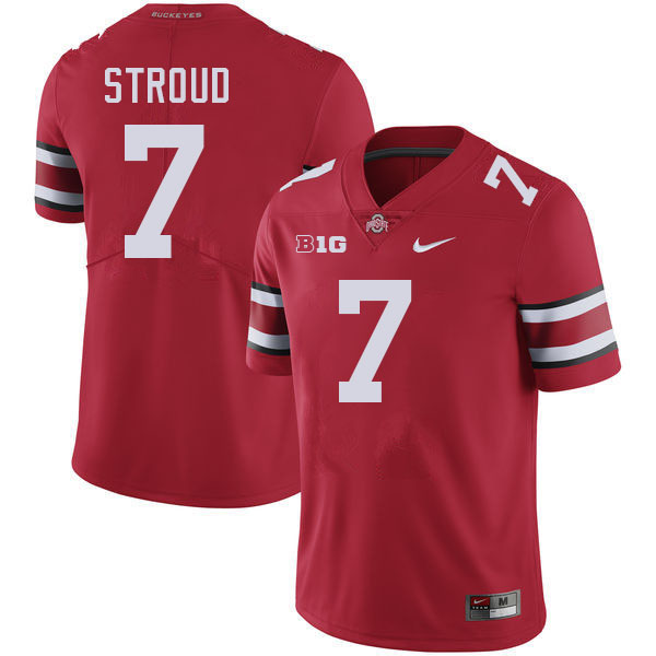 C.J. Stroud Ohio State Buckeyes Jersey College Football Uniforms-Red